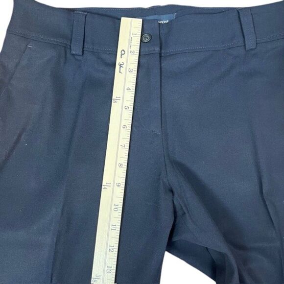 Piazza Sempione Navy Blue Flare Wide Leg Trousers Professional Size Large - Picture 4 of 8